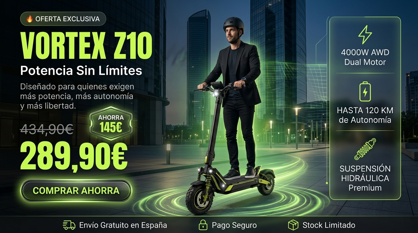 Vortex Z10 patinete eléctrico