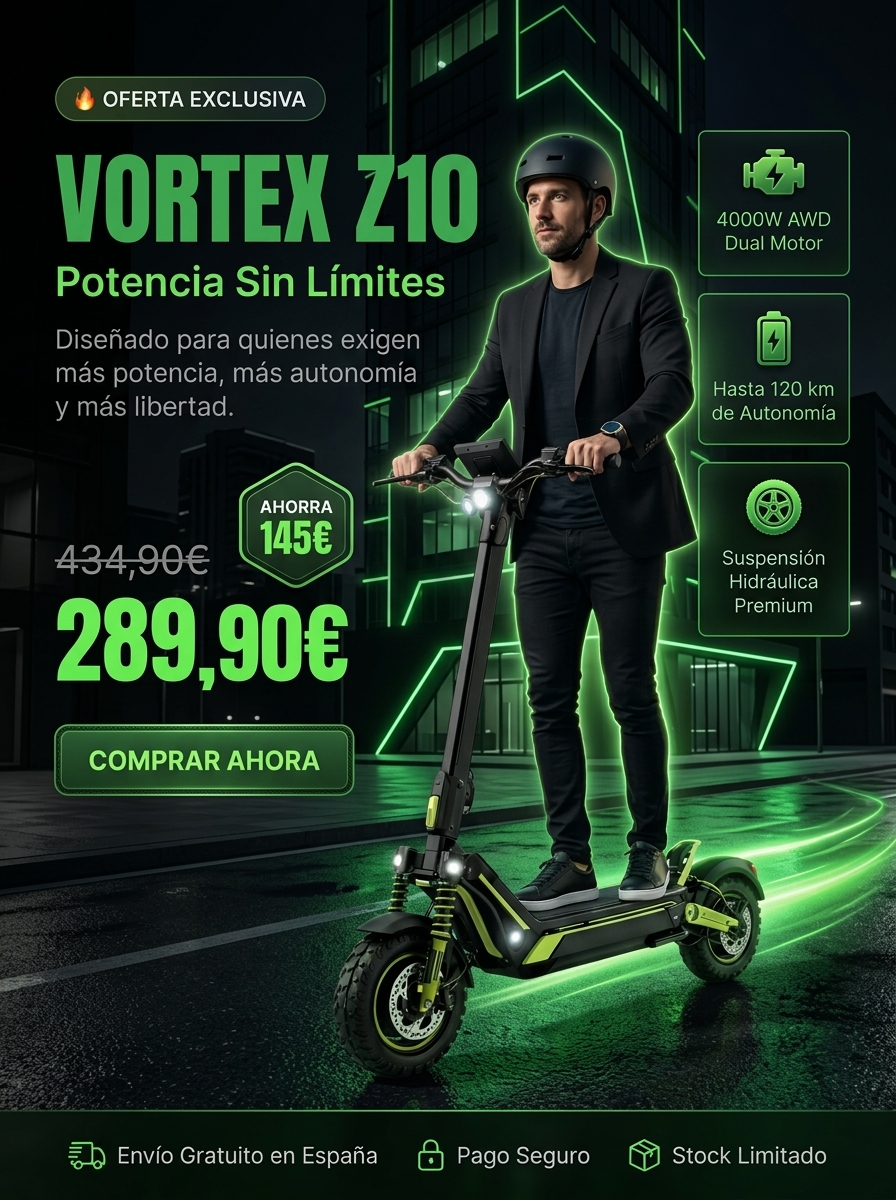 Vortex Z10 patinete eléctrico